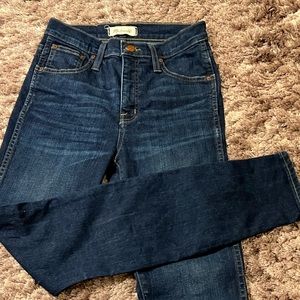 Madewell 10’ high rise skinny jeans